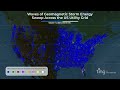 Ting Grid Monitoring - Waves of Geomagnetic Storm Energy Sweep Across the US Utility Grid (10/2024)