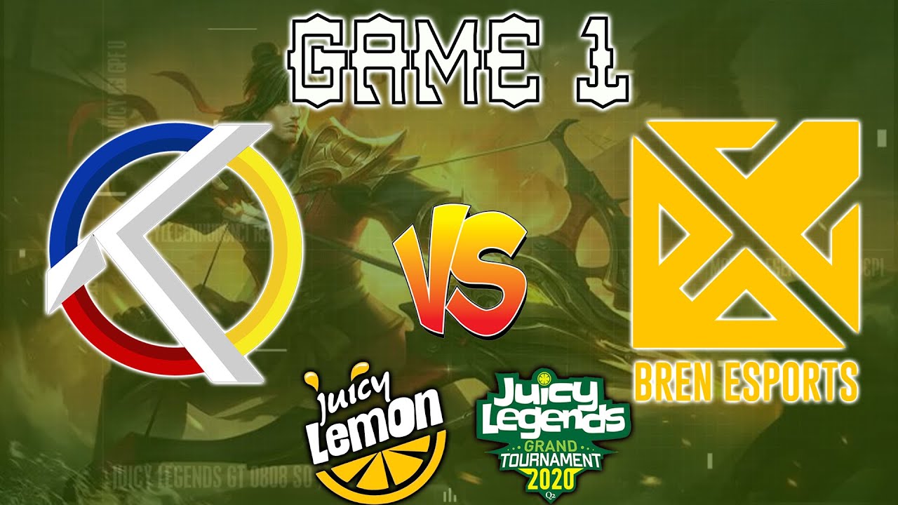 BREN ESPORTS VS KINGPINS GAME 1 JUICY LEGENDS GT MLBB AUGUST 1 2020