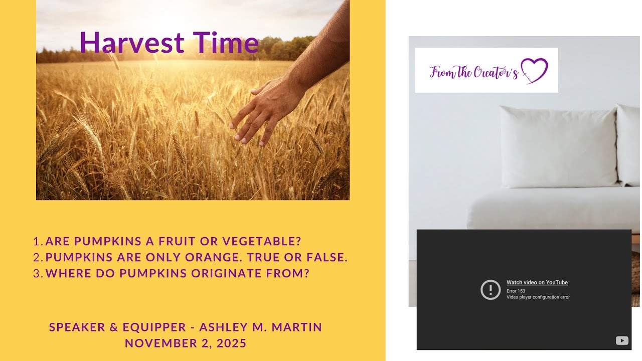 From the Creator’s Heart - November 2025