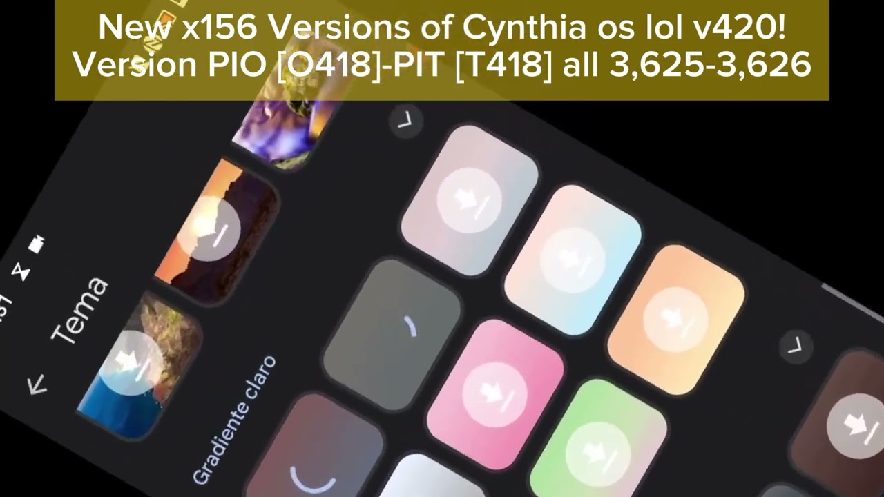 New x156 Versions of Cynthia os lol v420!