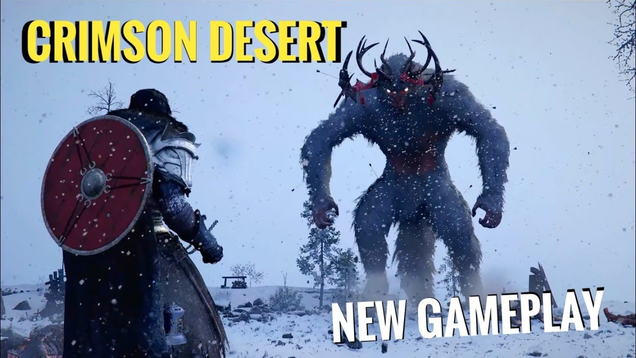(PS5) Crimson Desert - New Gameplay Amazing Open World (4K 60FPS) | PS5 Games