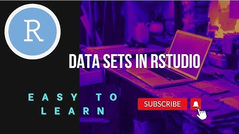 Data Set in Rstudio|Tutorial for Beginners|| Easy explanation with mtcars