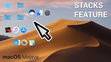 How to use stacks in macOS Mojave