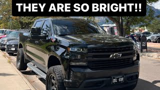 Sanooer Tow Mirror WIRING the lights 20192022 Chevy silverado 1500