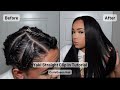 Summer Friendly Hairstyle | Yaki Straight Clip Ins ft CurlsQueen Hair