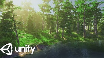 Create a FOREST in UNITY HDRP In Under 10 Minutes - Tutorial For Beginners!