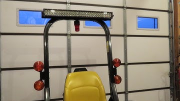 MicTuning 180W Combo Lightbar For My Deere 4100 Install And Review