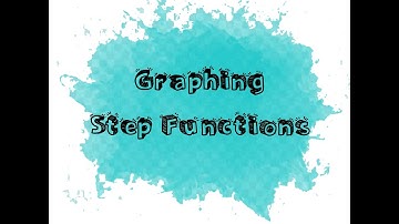 Graphing Step Functions - Algebra 1