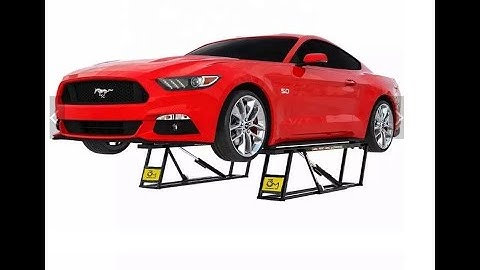 Cầu nâng cắt kéo di động, di chuyển dễ dàng tải nâng 2800kg Asda Usa