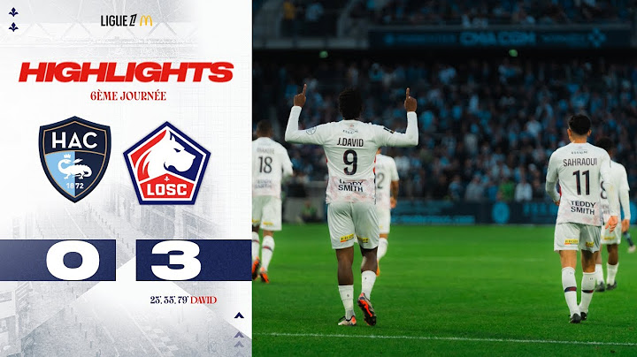 HIGHLIGHTS 24-25 | HAC-LOSC (0-3), 6ème journée, Ligue 1 🎩🇨🇦