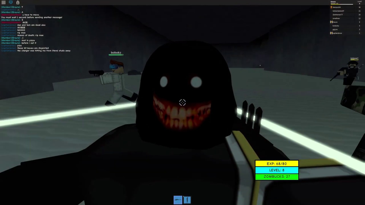 Playing Infection With The Owner Youtube - roblox the infection