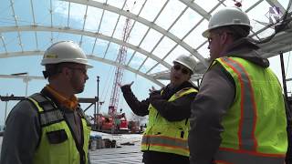 Northwestern Football - Construction Walkthrough (5/12/17)