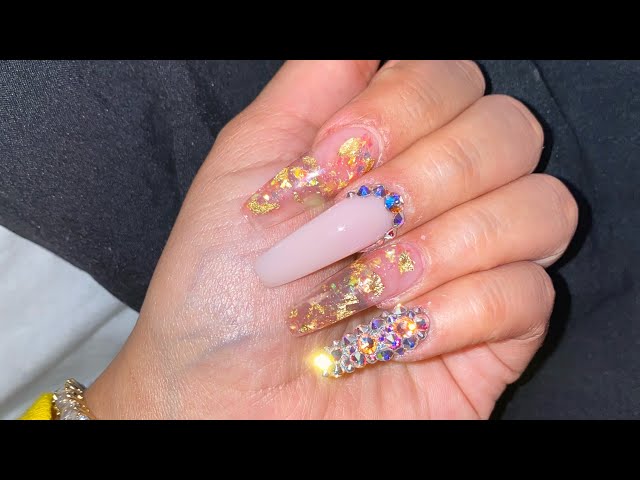 Doing My Own Nails | Valentino Beauty Acrylic | Watch Me Do My Nails