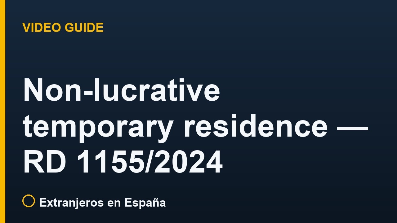 Non-lucrative visa in Spain: requirements and how to apply