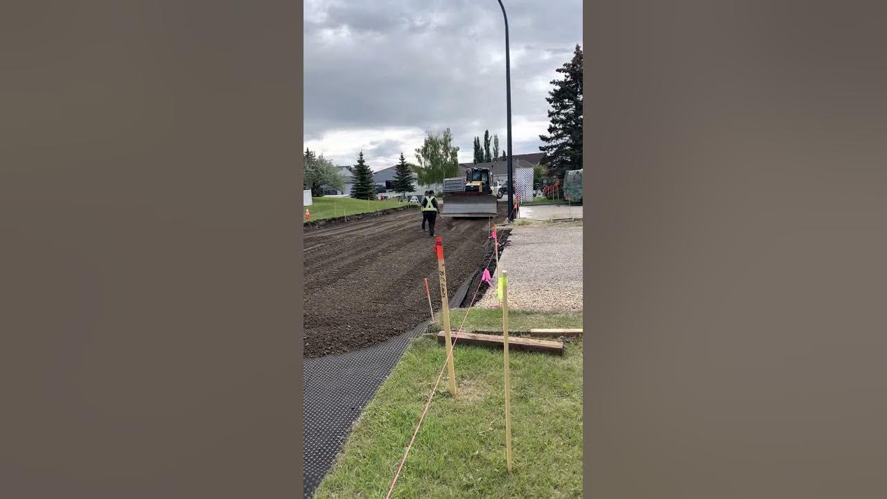 How to spread gravel road YouTube