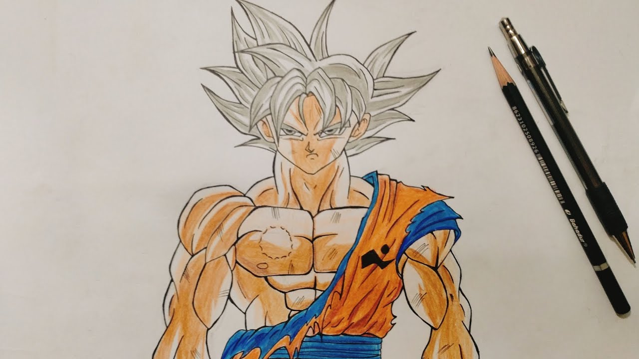 私はAashan on X: New Drawing Goku Ultra Instinct I tried mah best with what  I could do with the Aura XD The 1st part of the speed drawing of this is  uploaded