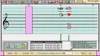 Rusty Bucket Bay from Banjo-Kazooie on Mario Paint Composer