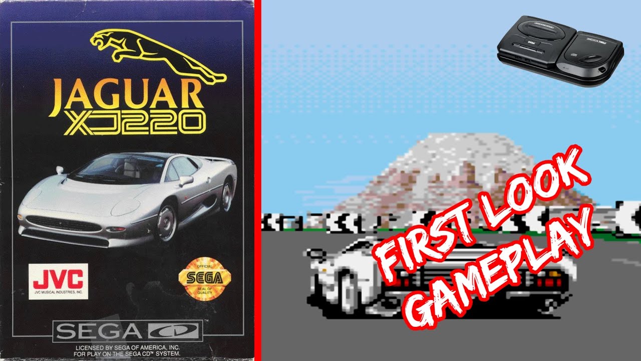 Jaguar XJ220 – Sega CD Gameplay - YouTube
