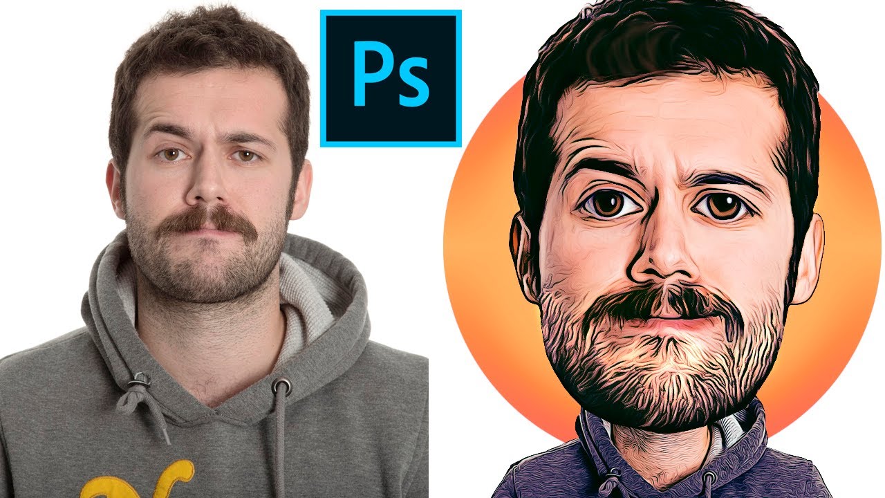 How To Create Cartoon Caricature Effect In Photoshop 2020 Basic