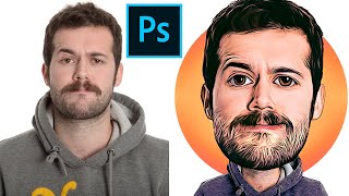 How to create Cartoon / Caricature effect in Photoshop - 2020 - Basic for Beginners
