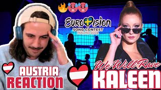 🇦🇹 Reaction Kaleen - We Will Rave - Official Video (SUBTITLED) | Reacting to Austria Eurovision 2024