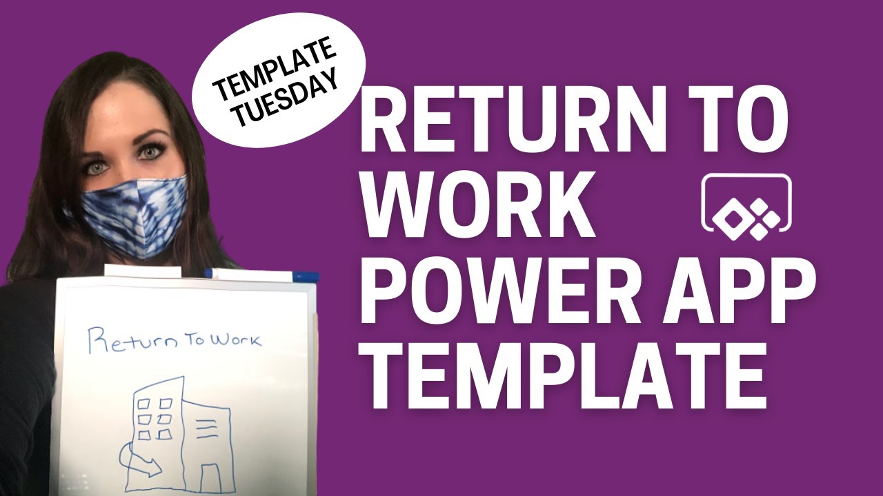Back to Work Power App Template - YouTube