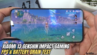 Xiaomi 13 Genshin Impact Gaming test | Snapdragon 8 Gen 2, 120Hz Display