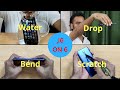 [Hindi] Samsung Galaxy On6, J6 Durability Test (Bend Scratch Drop Water)