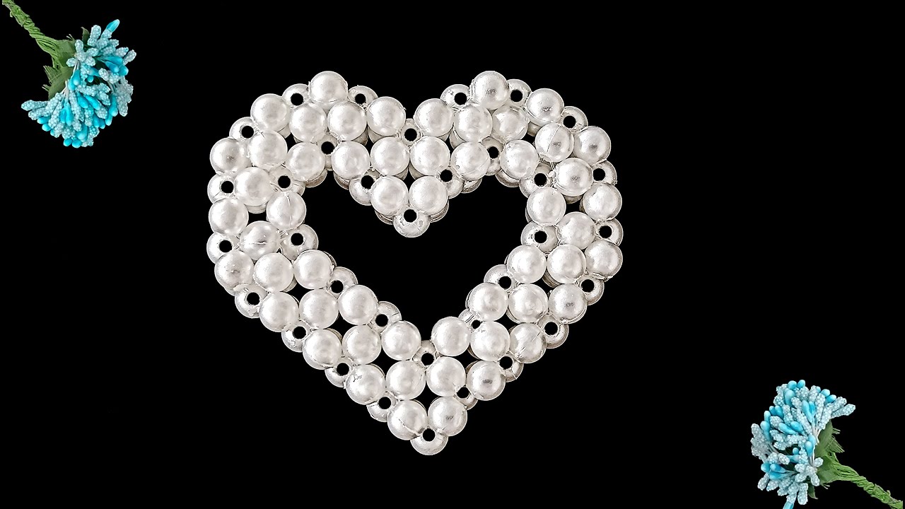 💖 Изготовление Сердца с Отверстием 💖 Сердце из Бусин 🤍 Как Сделать Сердце из Бусинок 🔥