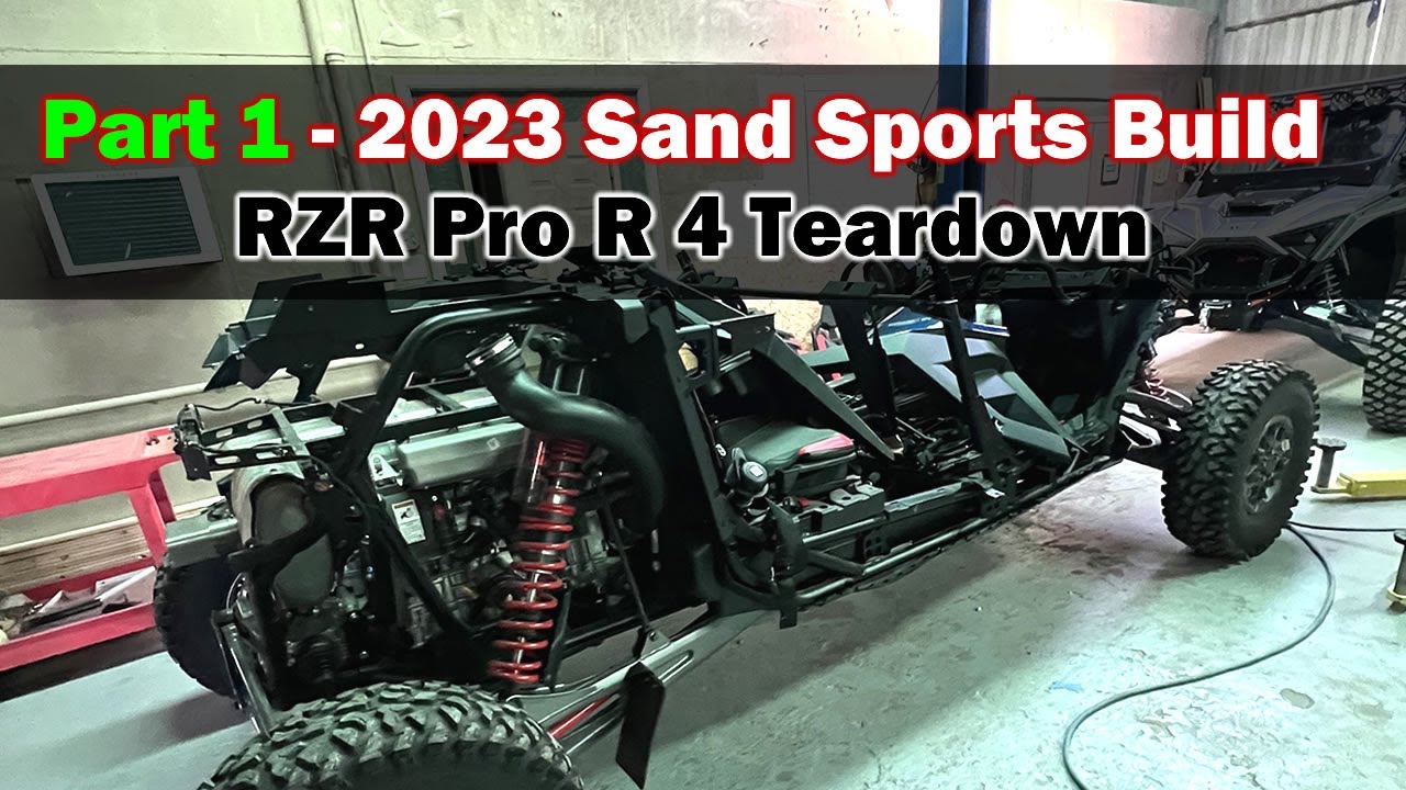 Part 1- RZR Pro R 4 Seat Build for 23’ Sand Sports Show. - YouTube