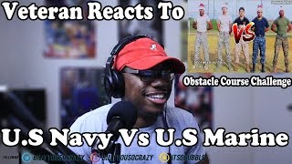(VETERAN REACTS To) U.S Navy Sailor vs U.S Marine | FEMALE EDITION | Obstacle Course REACTION!