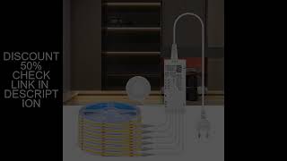 1-6pcs COB LED Strip Light Under Cabinet Collection Display Touch Dimmer Bookcase Wardrobe Motion Se