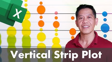 How to Create a Vertical Strip Plot Dot Plot in Excel