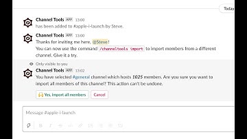 Channel Tools - How to bulk invite all members of a slack channel