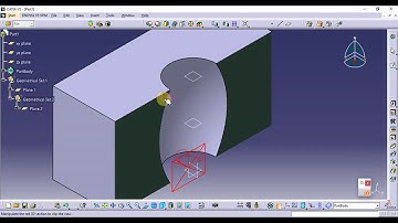 Catia Tutorial in Tamil 92 : Remove Multi Section Solid | Sketch Based Features | Part