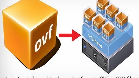 import ovf file to vmare ESXi