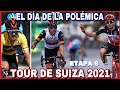 RESUMEN ETAPA 6 ➤ TOUR DE SUIZA 2021 🇨🇭 Salta la POLÉMICA