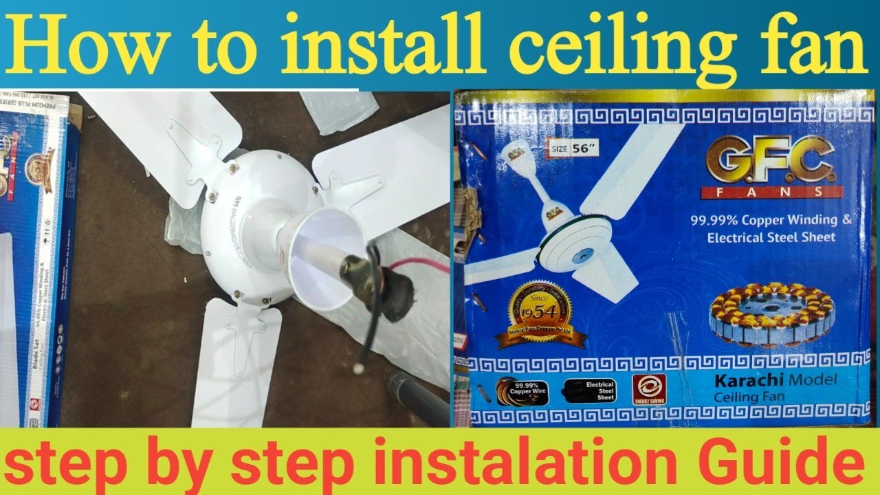 How To Install Ceiling Fan Step By Step Instalation Guide YouTube lg-split-ac-wiring-diagram-lg-split-ac-installation-youtube