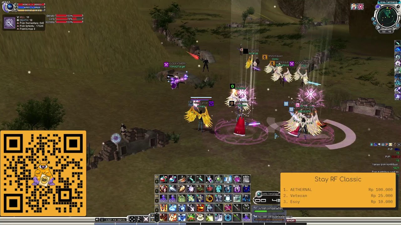 Cora RF Classic Indonesia Server NIVEN | PVP TIME 