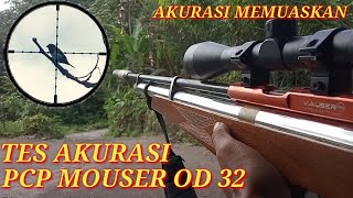 TES AKURASI SENAPAN MOUSER OD 32 || BERBURU EMPRIT || CAHYO HUNTING