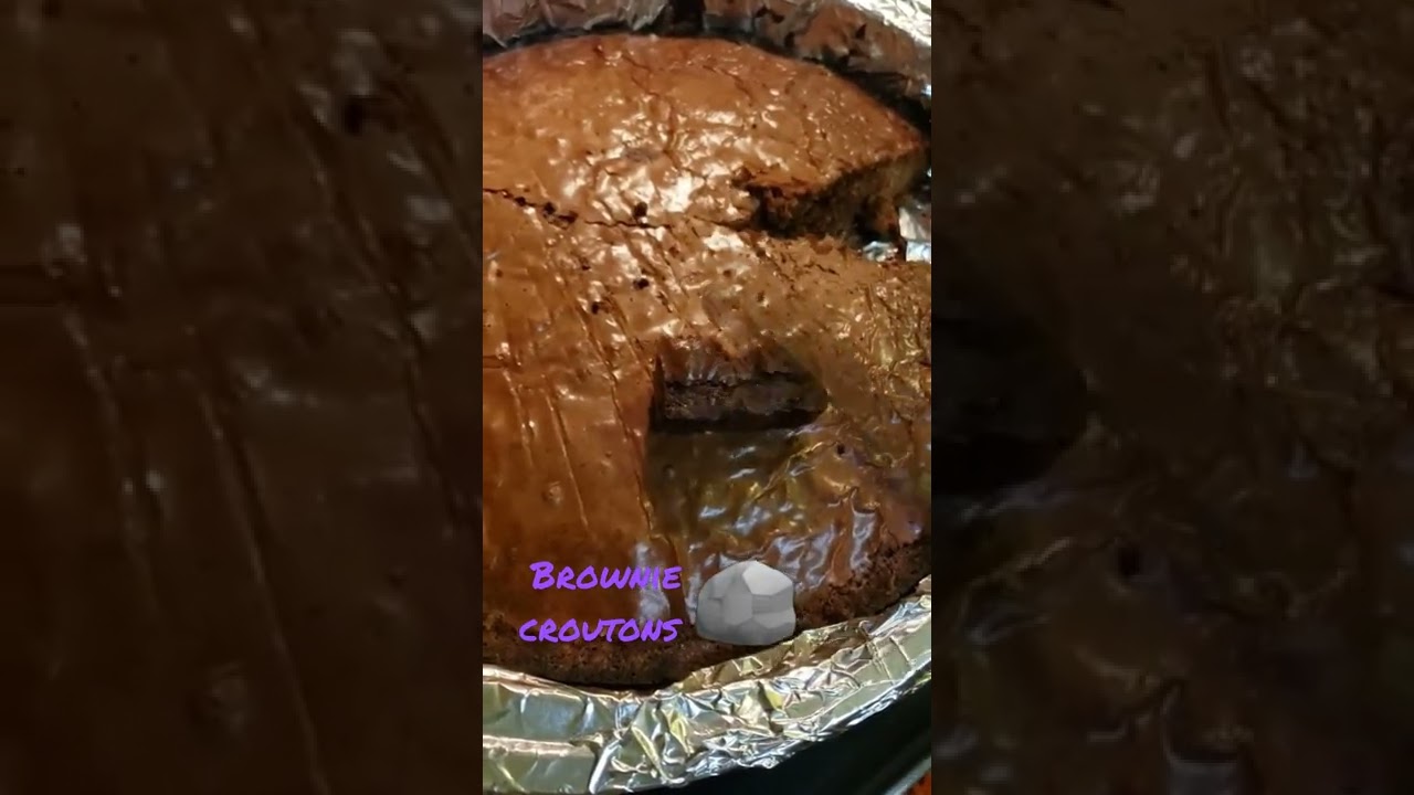 baked some brownies, not at midnight. edges too hard.