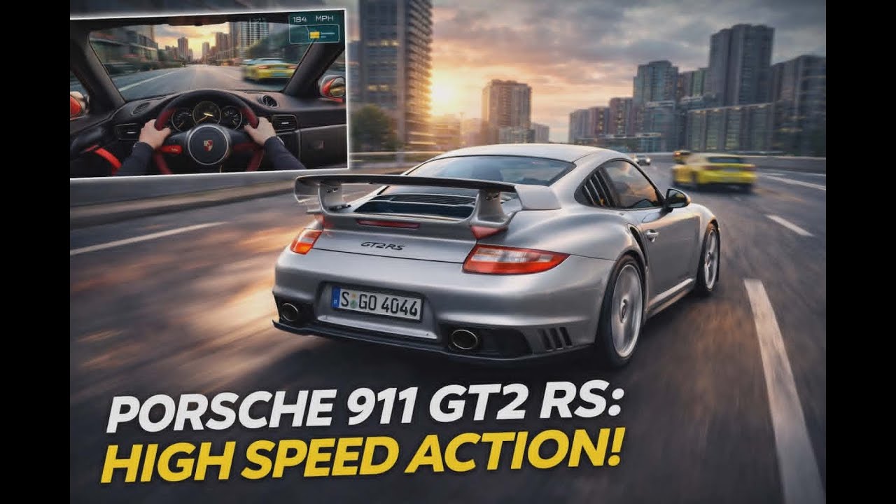 Porsche GT2 RS No Hesi | Full Speed Through Traffic