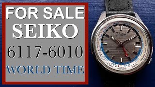 FOR SALE -- Seiko 6117-6010 World Time 