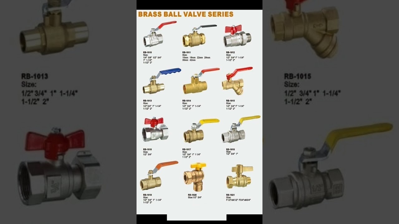 Ball Valve Brass types