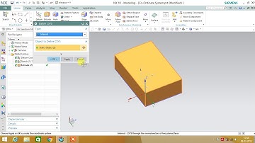 Unigraphics NX Co-ordinate System, CSYS for Beginners