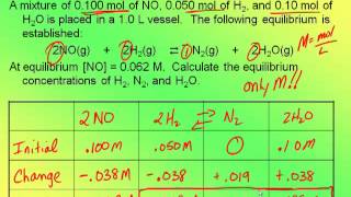 Equilibrium 2--Calculating Equilibrium