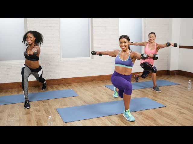 30-Minute Fat-Burning Cardio Sculpt Workout With The Hollywood Trainer Jeanette Jenkins class=
