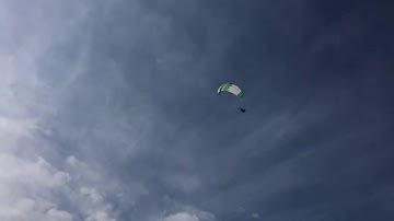 Rc paramotor 2.36M Wing Flying in the morning light