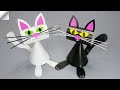 Cute Paper CAT - easy Paper crafts