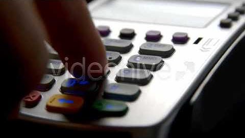 CreditCard Payment Process On Terminal | Stock Footage - Videohive